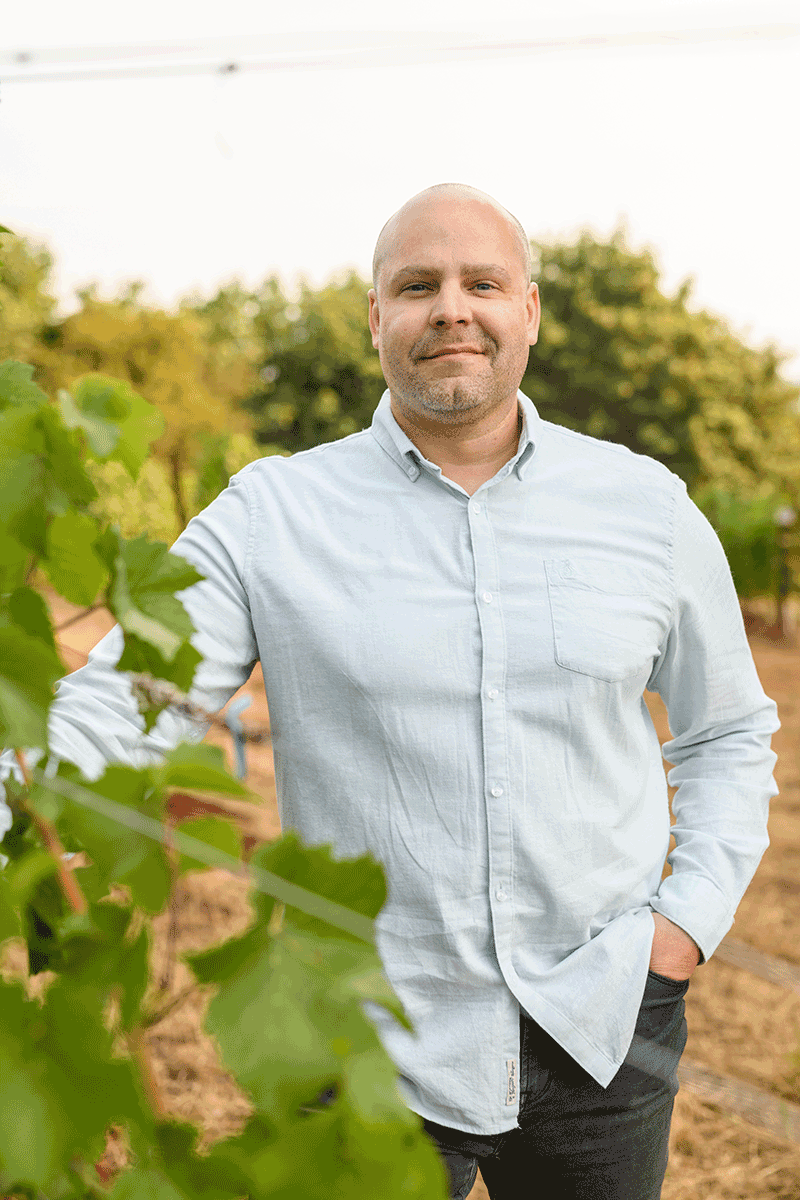 Prince Hill Vineyards Winemaker Chris Burrough